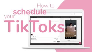 ✅ How to Schedule your TikToks [upl. by Nagard]