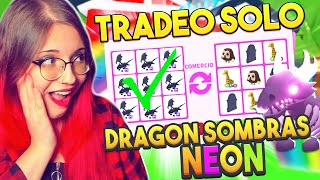 OFRECEN ESTO POR MI DRAGÓN DE LAS SOMBRAS NEÓN INCREÍBLE TRADEOS en ADOPT ME de ROBLOX 😱 [upl. by Haerb]