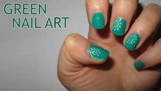 Green Nail Art [upl. by Catton]