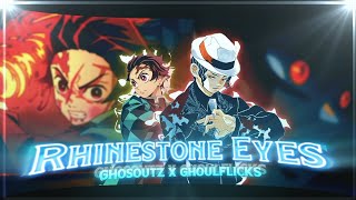 Rhinestone Eyes  MuzanTanjiro EditAMV Oldghosoutz [upl. by Asennav]