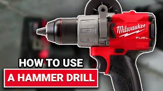 How To Use A Hammer Drill  Ace Hardware [upl. by Imac]