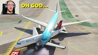 Getting CALLED OUT by ATC in Microsoft Flight Simulator Full Flight LAXSFO A330900 [upl. by Ttoile]