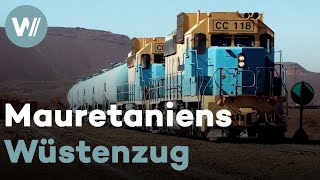 Mit dem Wüstenzug Mauretaniens quer durch die Sahara [upl. by Htebirol]