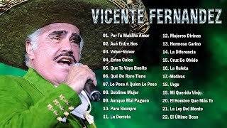 VICENTE FERNANDEZ GRANDES EXITOS  VICENTE FERNANDEZ SUS MEJORES EXITOS [upl. by Terence]