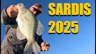 Winter Mississippi Crappie Sardis Lake 2025 [upl. by Cristin]