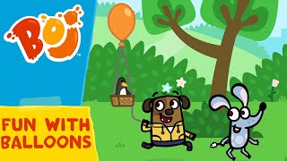 Boj  Fun With Balloons  Cartoons for Kids [upl. by Lanuk]