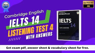 IELTS 14 listening test 4  Enquiry about booking hotel room for event  Ultra HD Audio  Graphics [upl. by Brink]