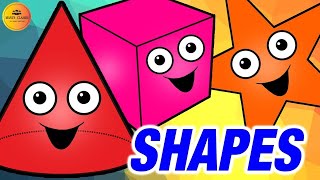 Shapes  Names of Shapes  Geometry  Shapes for Kids  Geometric Shapes [upl. by Ludwigg]