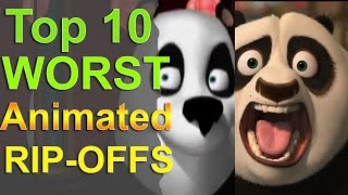 Top 10 Worst Animated Rip Offs [upl. by Yelyah]