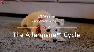 LG Washer  The Allergiene™ Cycle [upl. by Myra665]