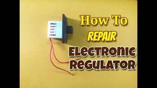 How To Repair Electronic Fan Regulator SwitchEasily Fix A Faulty Dimmer Switch At Your Home [upl. by Melda]