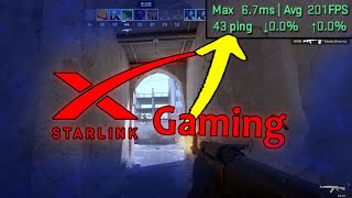 Ping Internet Test  Gaming with Starlink  Counter Strike Global Offensive 1 [upl. by Enawyd]