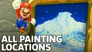 Super Mario Odyssey  All Painting Locations [upl. by Eelak804]