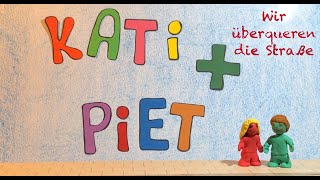 Kati amp Piet gehen zur Schule Wir überqueren die Straße [upl. by Abigael197]