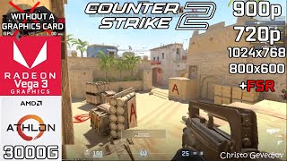 Counter Strike 2  Athlon 3000G Vega 3 amp 16GB RAM [upl. by Drewett304]