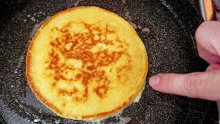 CORNBREAD CAKES  STOVETOP Cornbread Cakes Recipe  Johnnycakes Recipe [upl. by Ahel785]