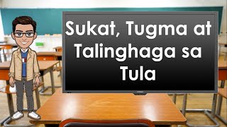 Sukat Tugma at Talinghaga sa Tula By Sir Juan Malaya [upl. by Ardy]