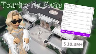 TOURING ALL My Bloxburg Plots [upl. by Seema]