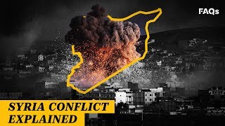 The Syria conflict explained  Just The FAQs [upl. by Notirb]