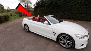 Kid Drives A BMW Convertible For The First Time TEACHING A 12 YEAR OLD HOW TO DRIVE [upl. by Ricki151]