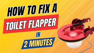 How To Fix A Toilet Flapper  Toilet That Wont Flush [upl. by Oflunra]