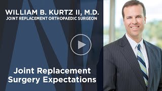 Dr William B Kurtz on Joint Replacement Surgery Expectations [upl. by Ledah]