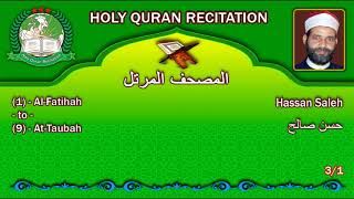 Holy Quran Complete  Hassan Saleh 31 حسن صالح [upl. by Aisatsan994]