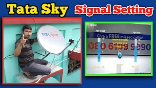 Tata sky signal setting [upl. by Yblocaj]