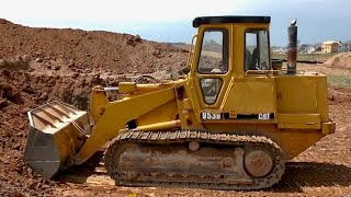 Clearing land with a Cat 953c Track Loader  Dirt and Trees [upl. by Rosati]