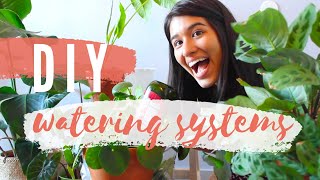 5 Ways to Water Your House Plants While Youre Away  DIY SELF WATERING SYSTEMS PART 1 [upl. by Max]