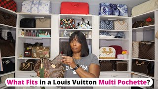 Louis Vuitton Multi Pochette What Fits [upl. by Gittel]