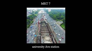 MRT 7 UNIVERSITY AVE STATION update video October 3 2024 [upl. by Halle]