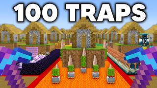 I Designed 100 Traps to Kill My Friend in Minecraft [upl. by Trebleda]