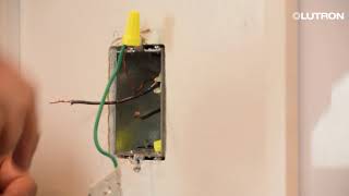 Installing a Lutron Dalia Dimmer in a Single Pole Application [upl. by Dicky]