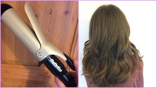 How to use the Babyliss Volume Waves curler Easy curls using a barrel with clip [upl. by Kriss]