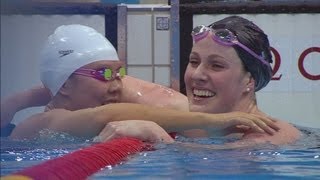 Missy Franklin Wins 100m Backstroke Gold  London 2012 Olympics [upl. by Dnalor203]