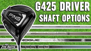 PING G425 Driver Shaft Options  Which Shaft Is Right For You [upl. by Aggy]