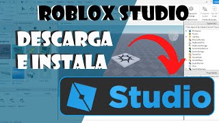 Como descargar Roblox Studio Instalar Roblox Studio en PC [upl. by Ainer495]