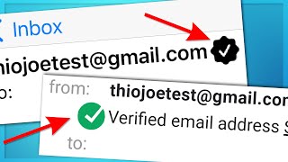 How to Get a Verified Email Badge Extremely Rare [upl. by Terriss319]