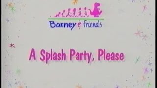 Barney amp Friends A Splash Party Please Season 1 Episode 23 [upl. by Sirad]