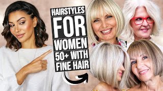 Over 50 with Fine Hair This Cut May Be the Answer to All of your Problems [upl. by Granny]