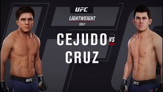 UFC 3 Henry Cejudo vs Dominick Cruz Legendary difficulty [upl. by Suiratnauq]