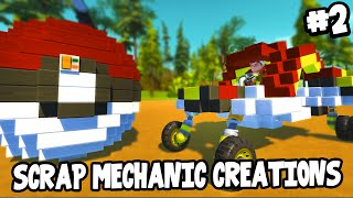 Scrap Mechanic CREATIONS  POKEBALL TRANSFORMER 2 WAshDubh  Gameplay [upl. by Kerek]