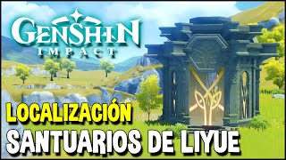 Localización de TODOS los SANTUARIOS DE LIYUE Llaves en la descripción  Genshin Impact [upl. by Deyes]