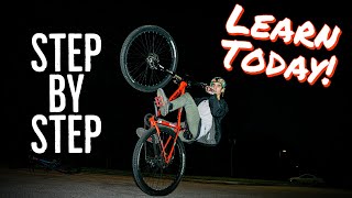 How To Wheelie a Mountain Bike the EASY way  Beginner or Advanced [upl. by Aynodal]