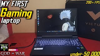 My new gaming 😍 laptop unboxing with gaming test 200 fps [upl. by Onimod]