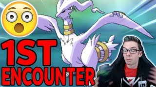 FIRST ENCOUNTER SHINY RESHIRAM Shiny Legendary Pokemon Reaction Pokemon Ultra Sun amp Ultra Mo [upl. by Leakcim]