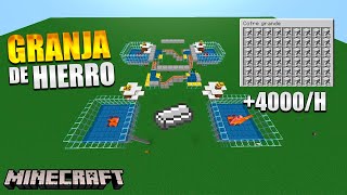 🌹 Granja de Hierro 4000h  Minecraft Java Tutorial 120 [upl. by Ayaj]