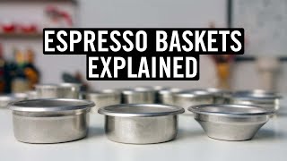 Espresso Machine Baskets Explained [upl. by Arly]