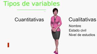 Tipos de variables cuantitativas y cualitativas [upl. by Dyche]